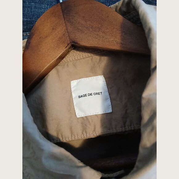 SAGE DE CRET - Light overshirt jacket - Sz L - Picture 7 of 11